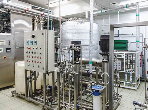 Raum zur Wasseraufbereitung